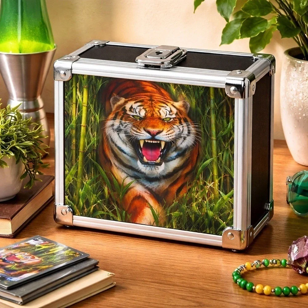 Tiger LockBox Storage Case Trading Cards Collectibles 3D